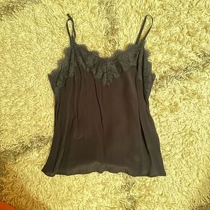 Abercrombie black lace tank size small